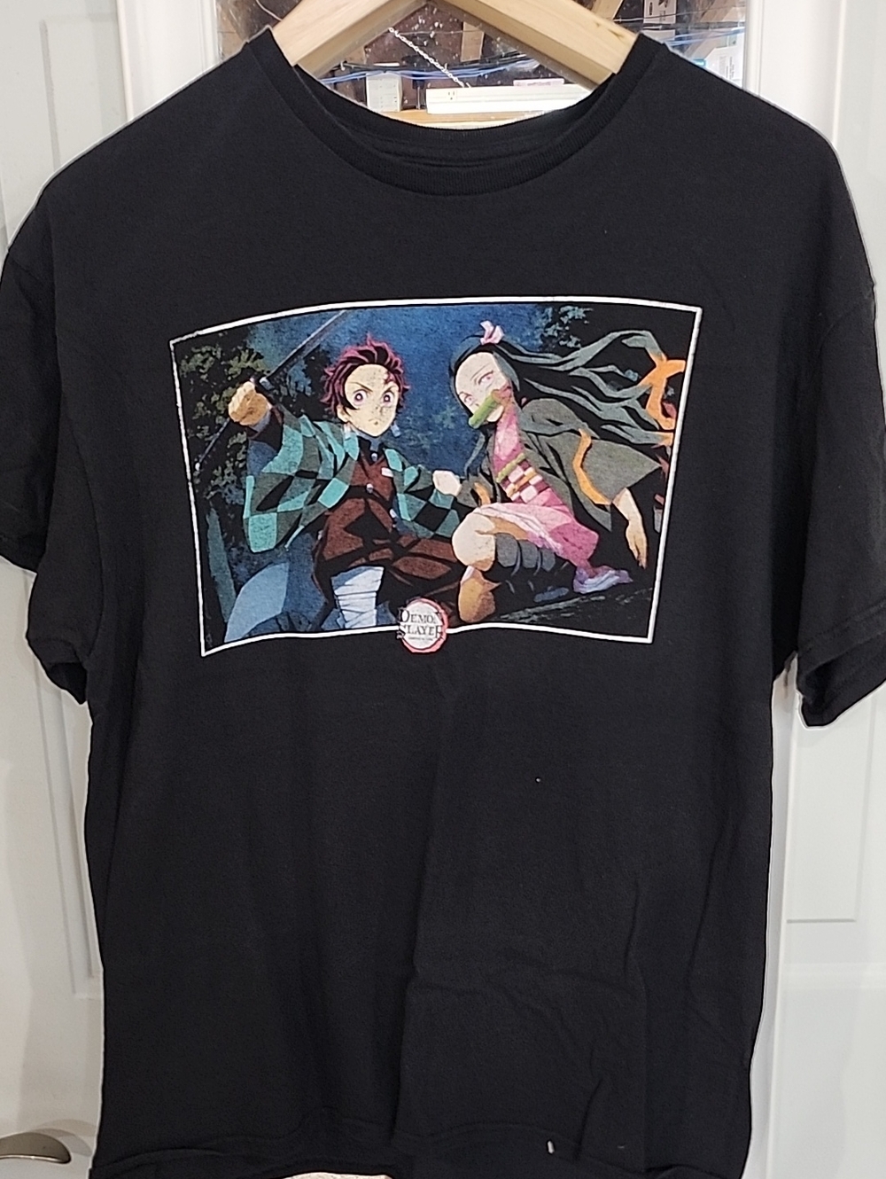 Black Kids Demon Slayer Graphic Tee